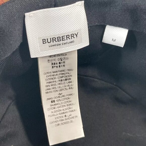 BURBERRY 8048929 check hat hat bucket hat bob hat hat cotton Beige/Brown main image 5